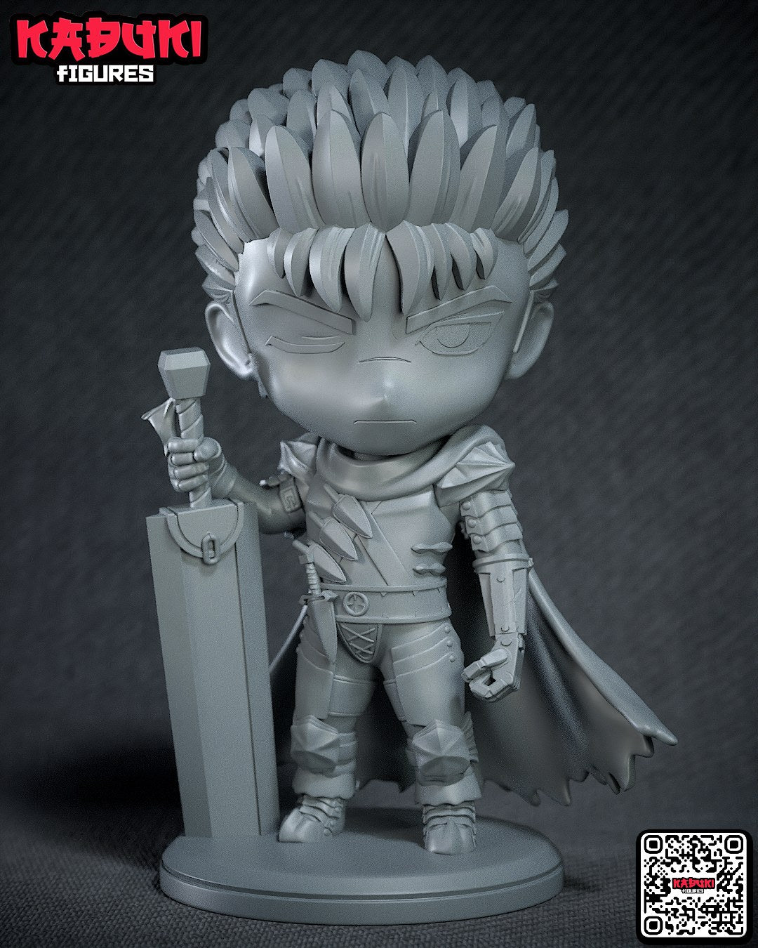 Guts (Berserk) resin figure by Tanuki Figures — studio render 4