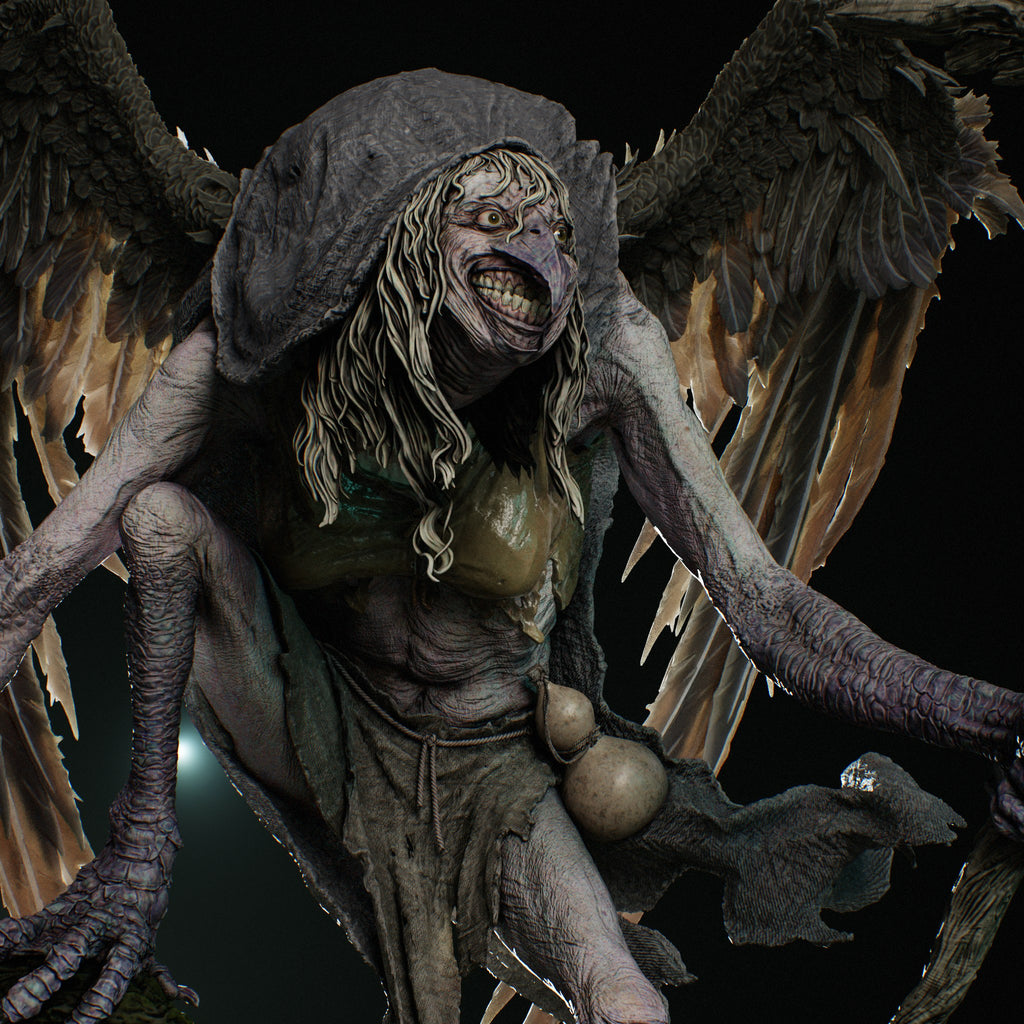 Matinta Pereira Brazilian folklore resin figure by CA 3D Studios — studio preview 2
