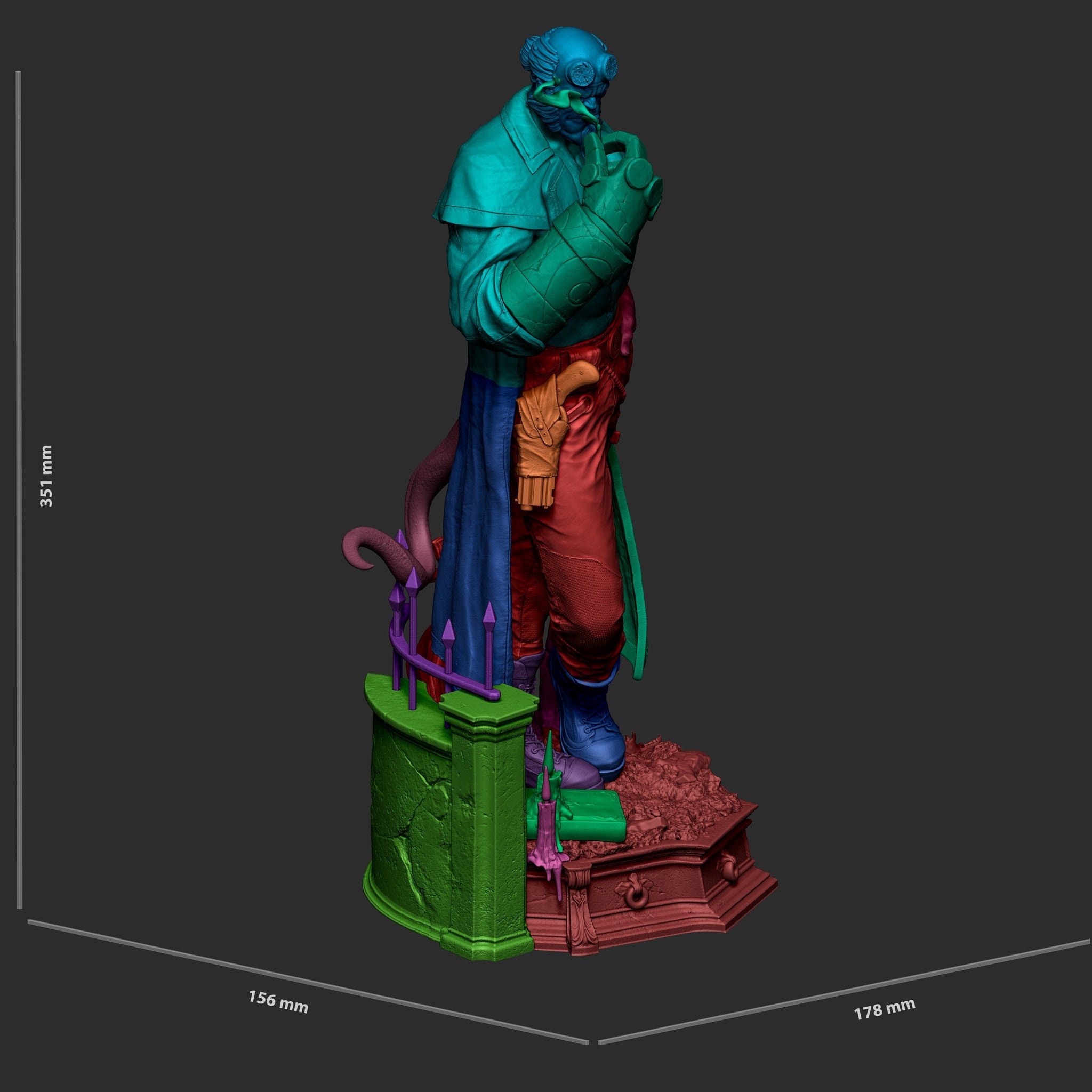 Hellboy — studio render 8