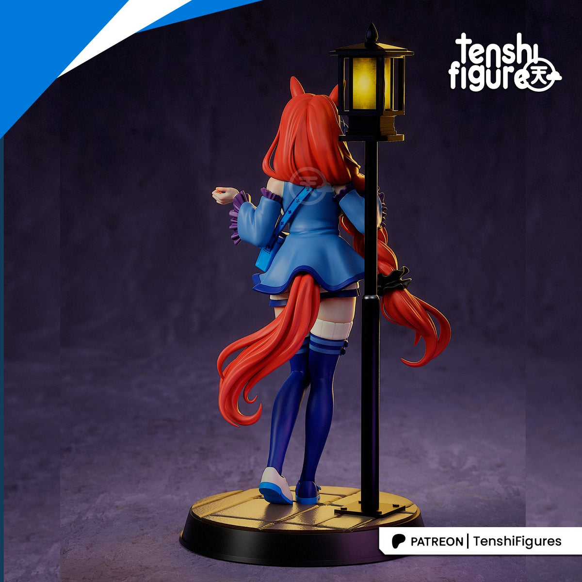 Super Creek (Uma Musume) resin figure by Tenshi Figures — studio render 4