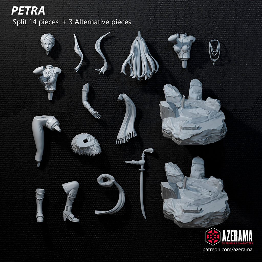 Petra (Fire Emblem) resin figure by Azerama — studio render 6
