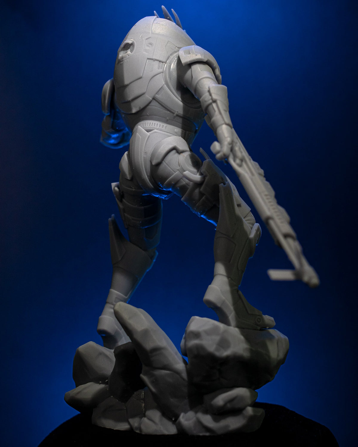 Garrus Vakarian (Mass Effect) resin figure by h3LLcreator — studio render 3