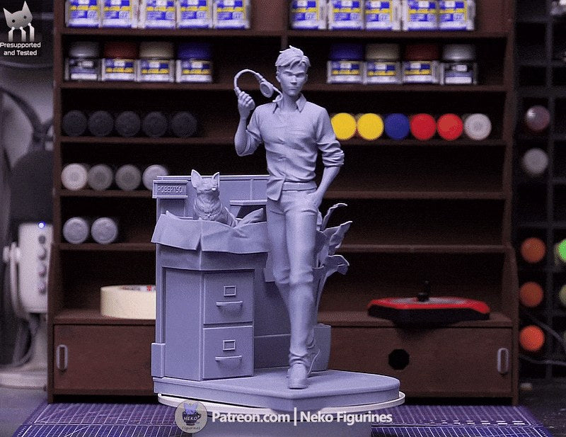 Robert (Dispatch) resin figure by Neko Figurines — studio render 8
