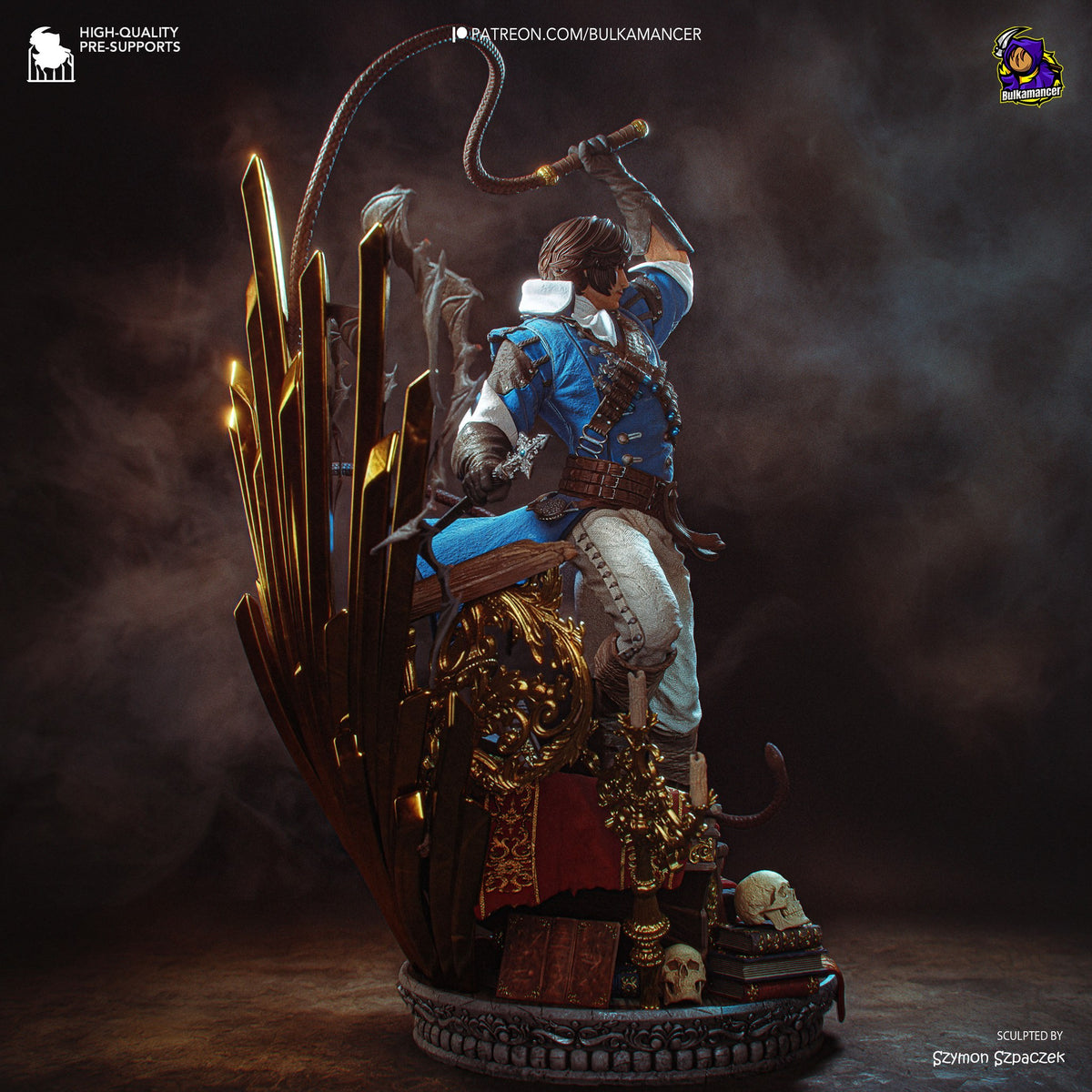 Richter Belmont (Castlevania) resin figure by Bulkamancer — studio render 4