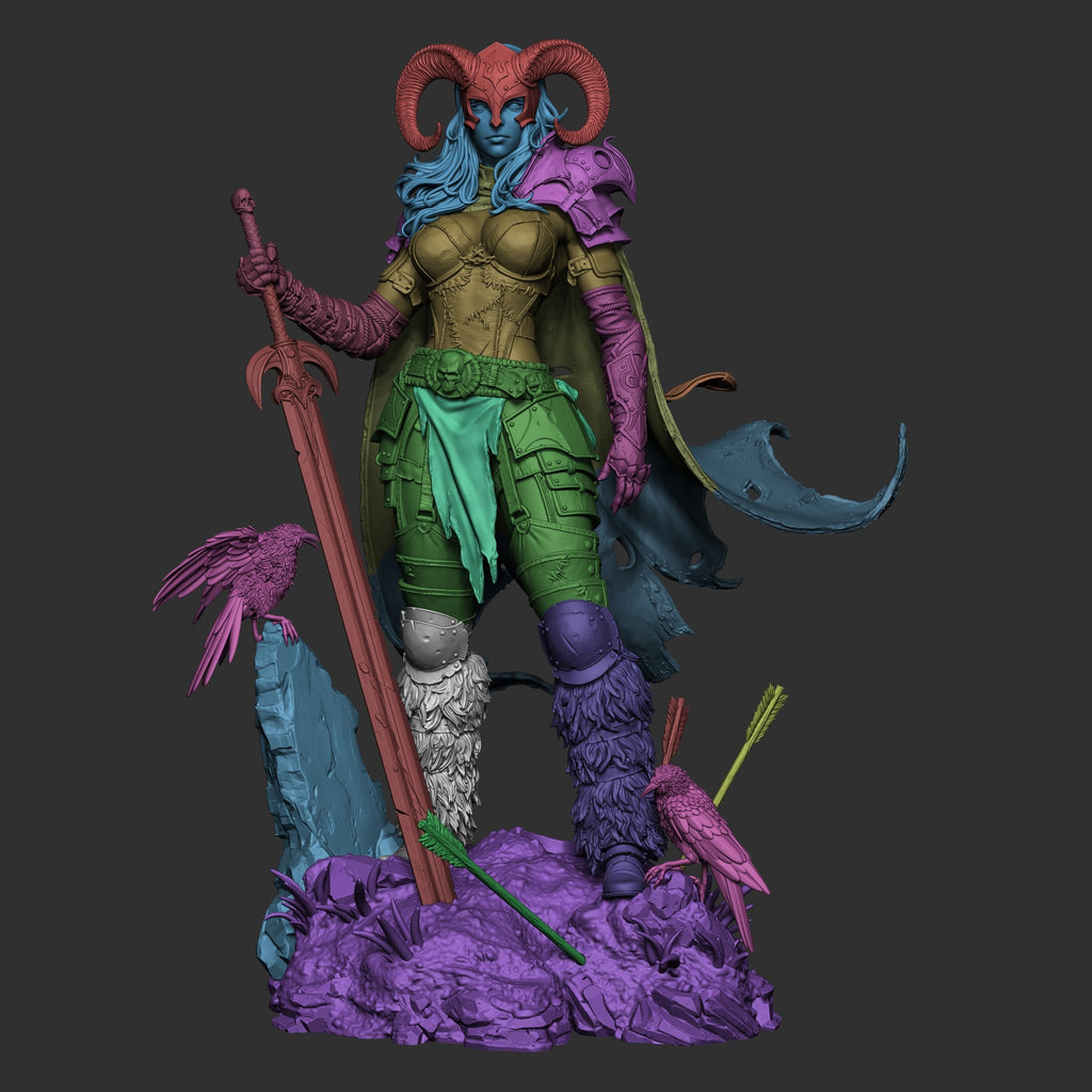 Warrior of the North (_Original Characters) resin figure by CA 3D Studios — studio render 7