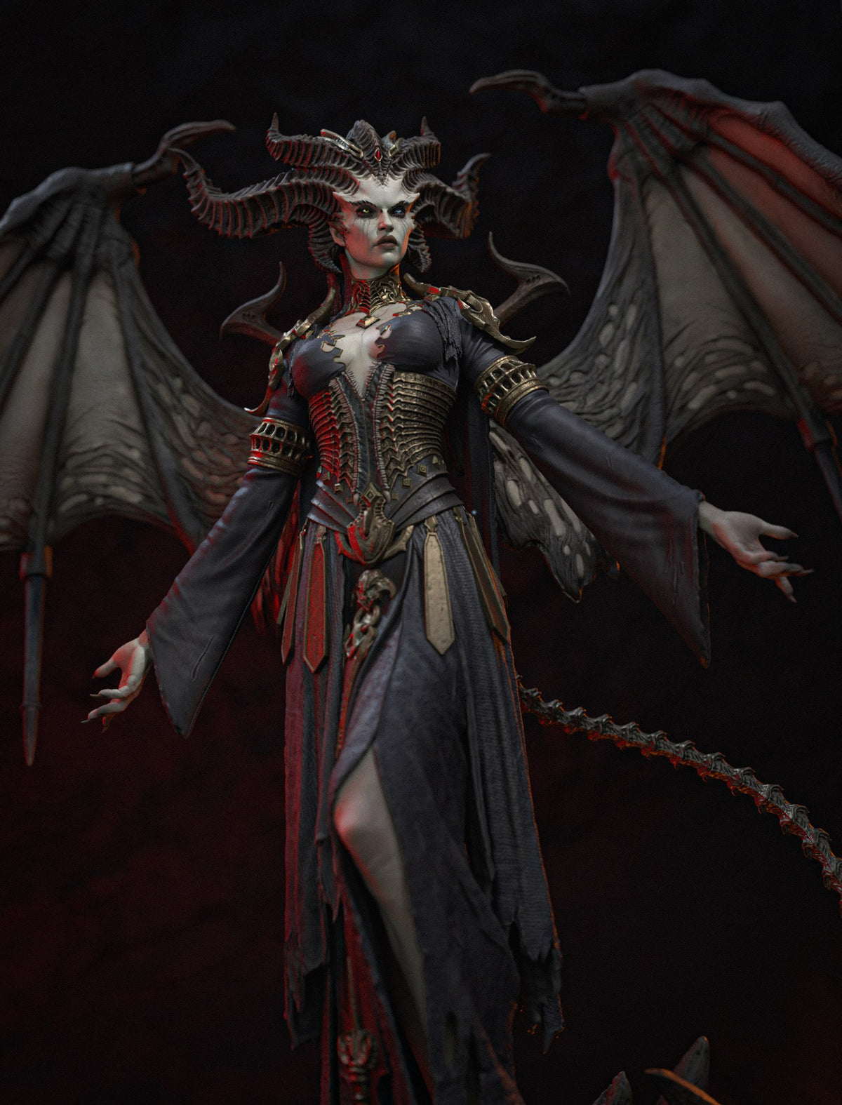 Lilith Diablo resin figure by CA 3D Studios — studio preview 2