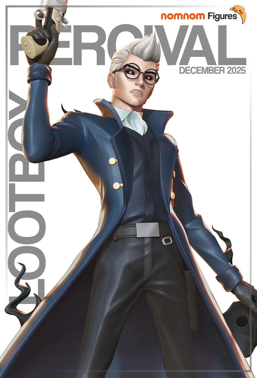 Percival de Rolo Critical Role resin figure by NomNom Figures — studio preview 1