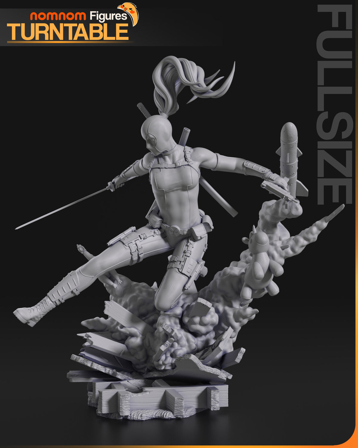 Lady Deadpool — studio render 5
