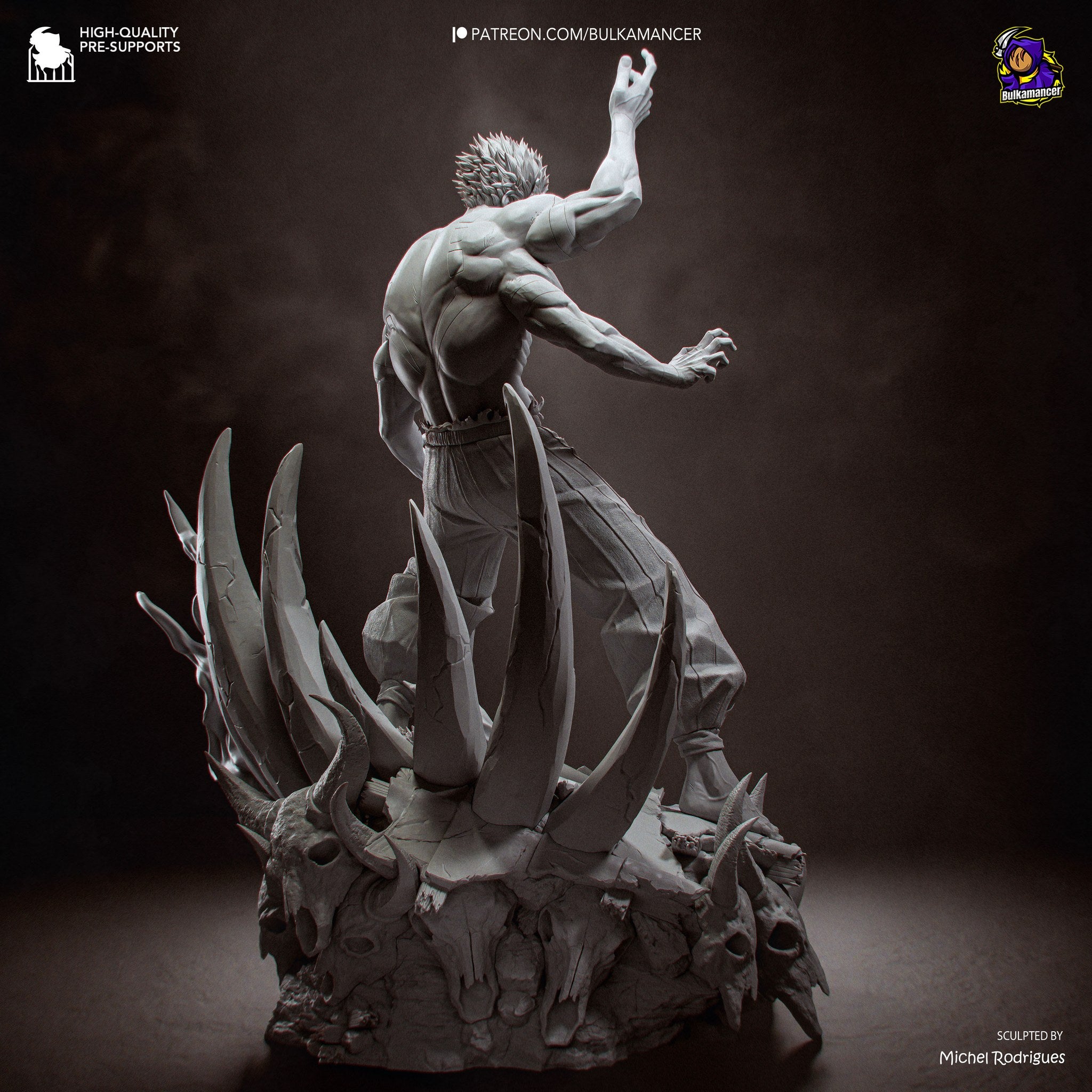 Ryomen Sukuna (Jujutsu Kaisen) resin figure by Bulkamancer — studio render 15
