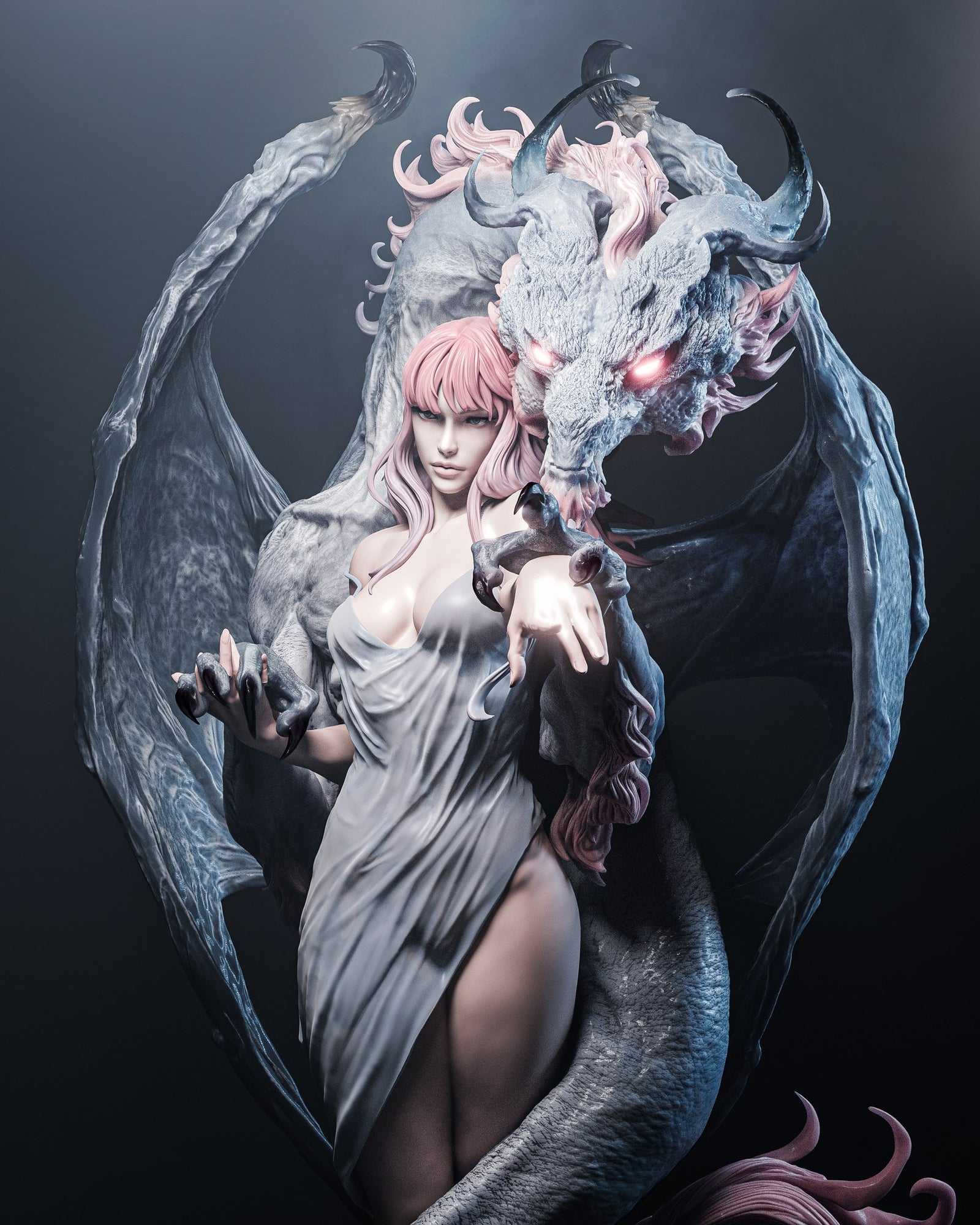 Dragon Lady _Original Characters resin figure by CA 3D Studios — studio preview 2