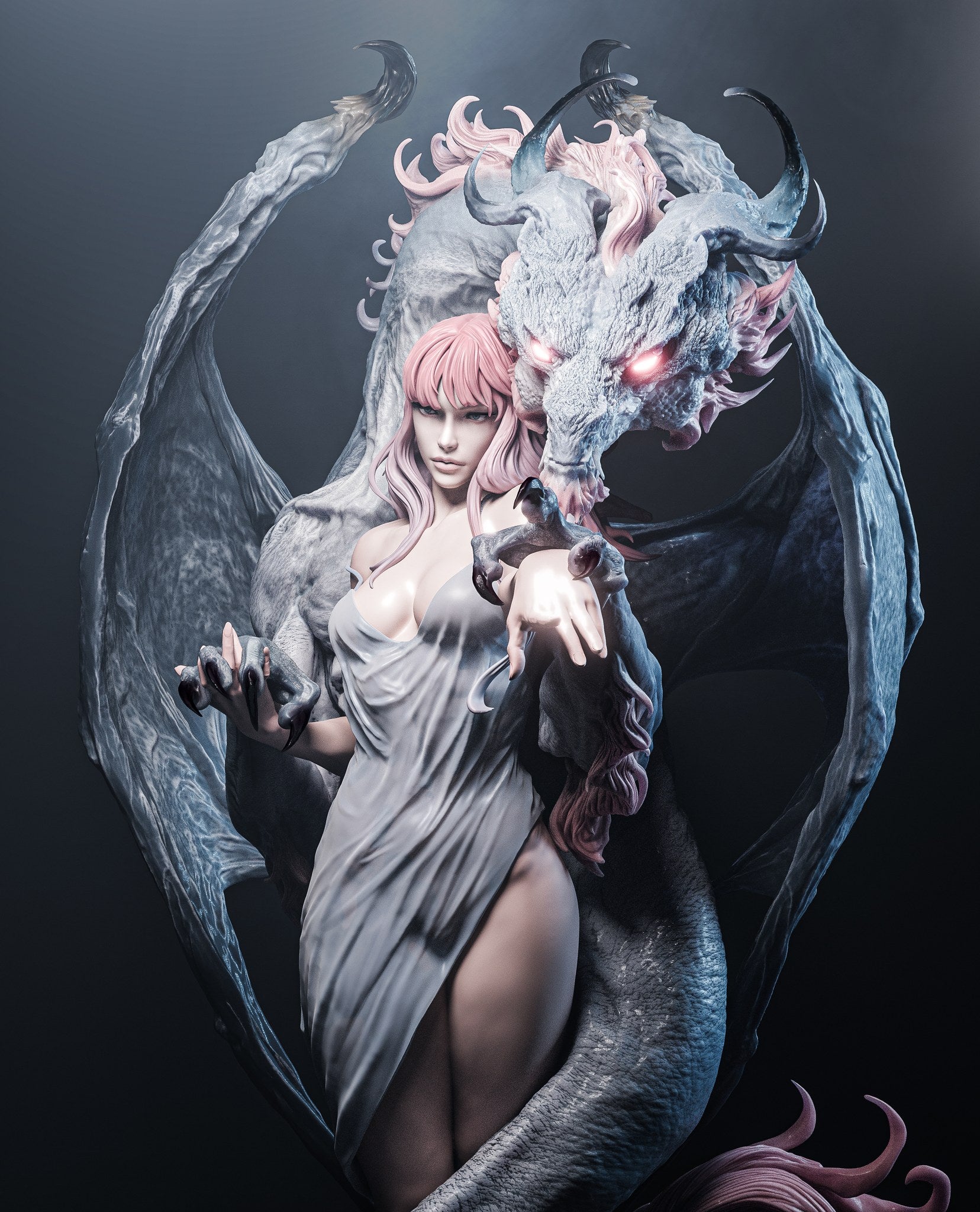 Dragon Lady _Original Characters resin figure by CA 3D Studios — studio preview 2