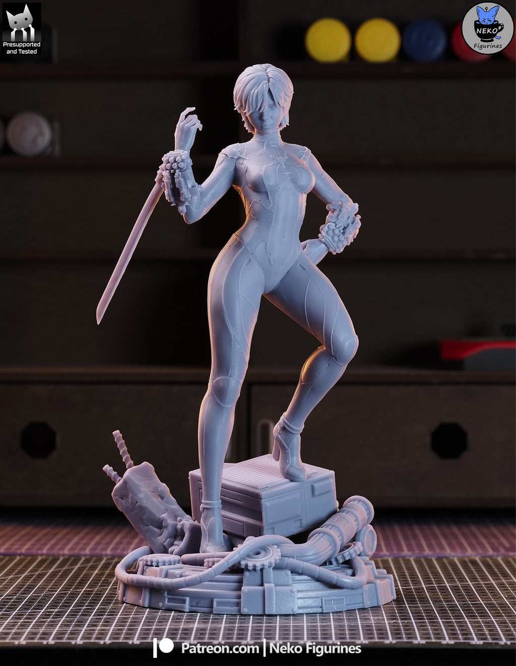 Evie (Stellar Blade) resin figure by Neko Figurines — studio render 5