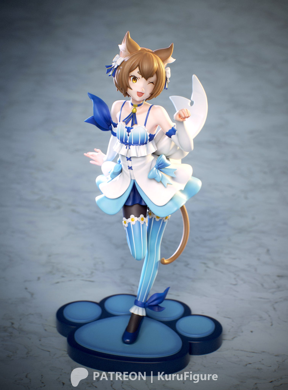 Felix Argyle (ReZero) resin figure by Kuru Figures — studio render 2