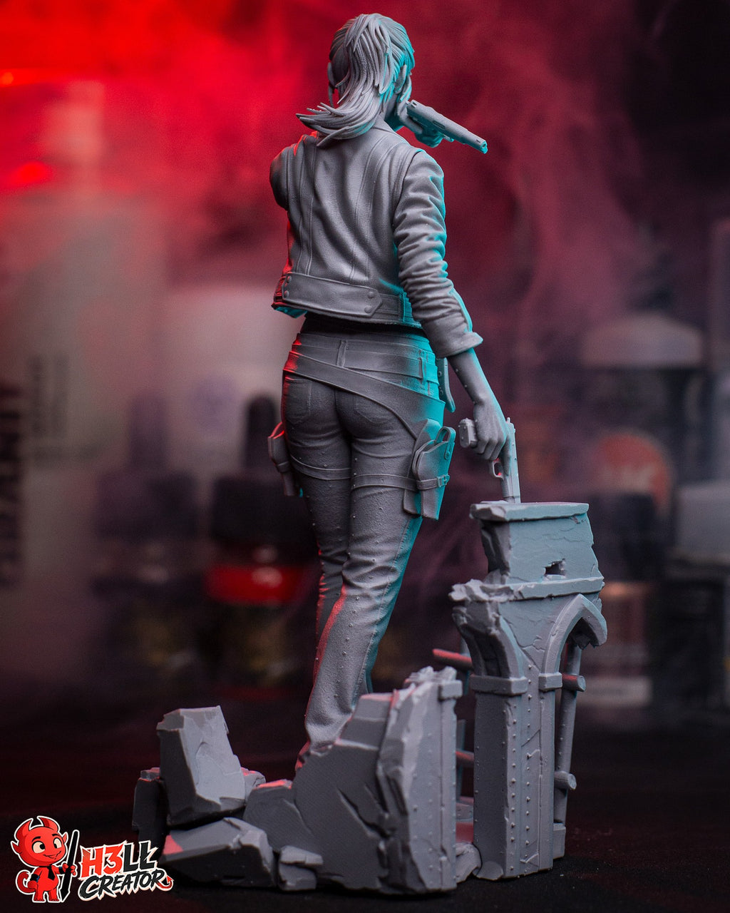 Claire Redfield (Resident Evil) resin figure by h3LLcreator — studio render 13
