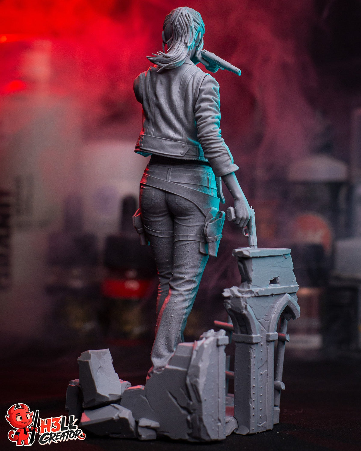 Claire Redfield (Resident Evil) resin figure by h3LLcreator — studio render 13
