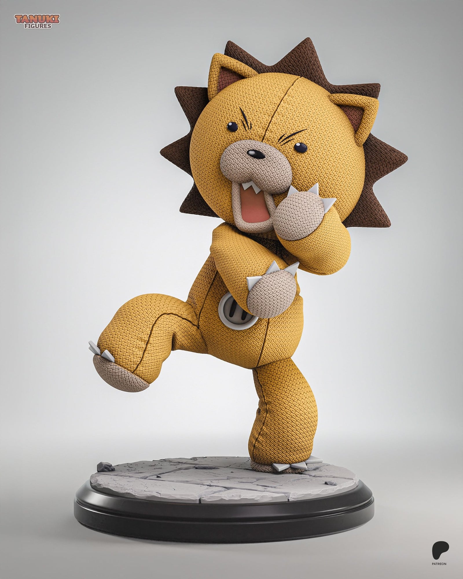 Kon (Bleach) resin figure by Tanuki Figures — studio render 2