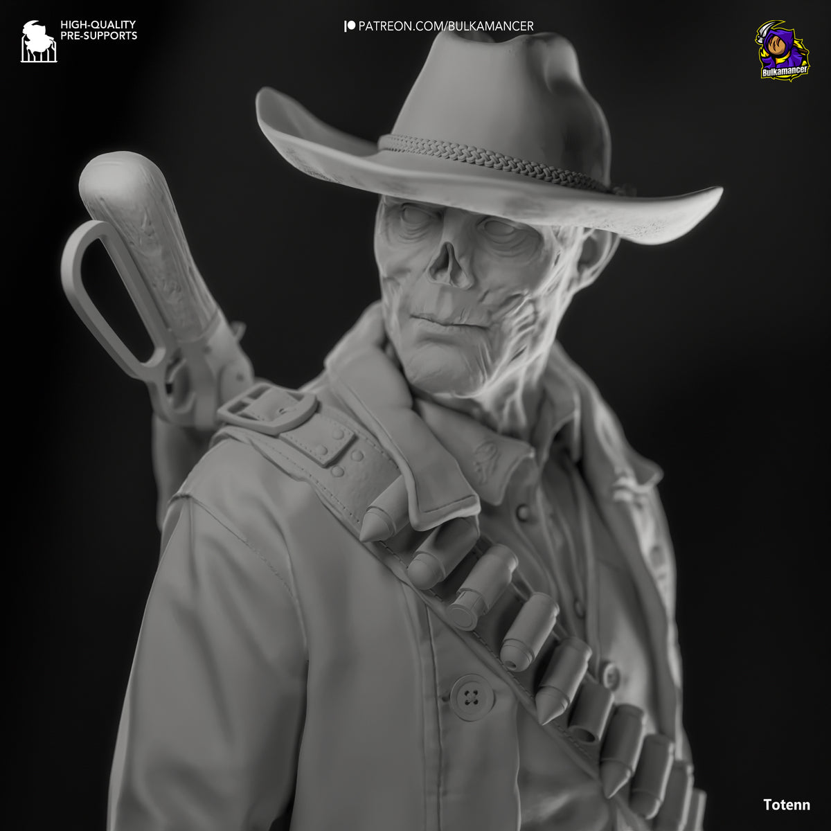 The Ghoul (Fallout) resin figure by Bulkamancer — studio render 13