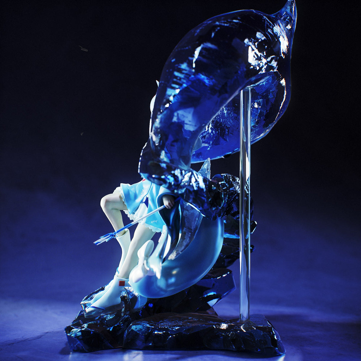 Gawr Gura (Hololive) resin figure by Tenshi Figures — studio render 8