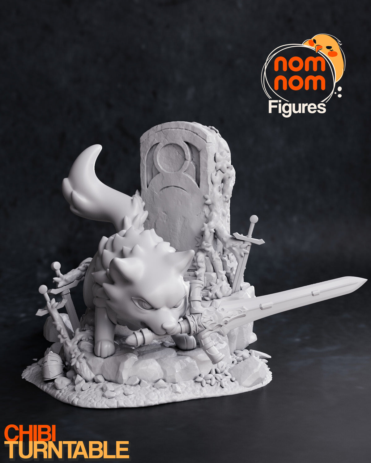 Great Grey Wolf Sif — studio render 5