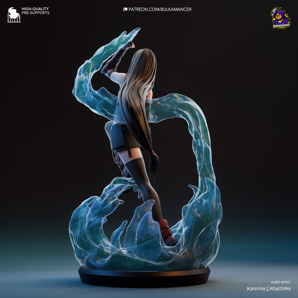Tifa Lockhart (Final Fantasy) resin figure by Bulkamancer — studio render 4