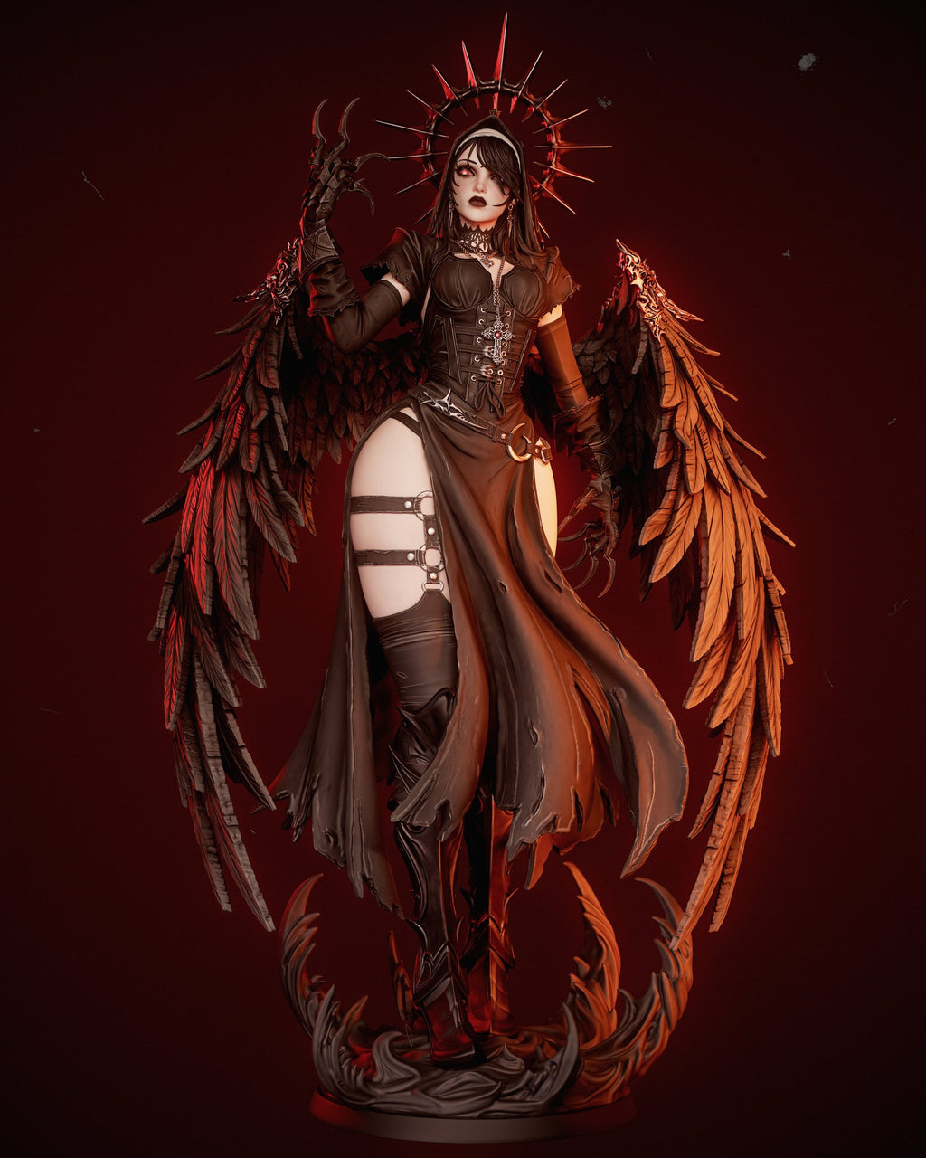 Corrupted Nun — studio render 3