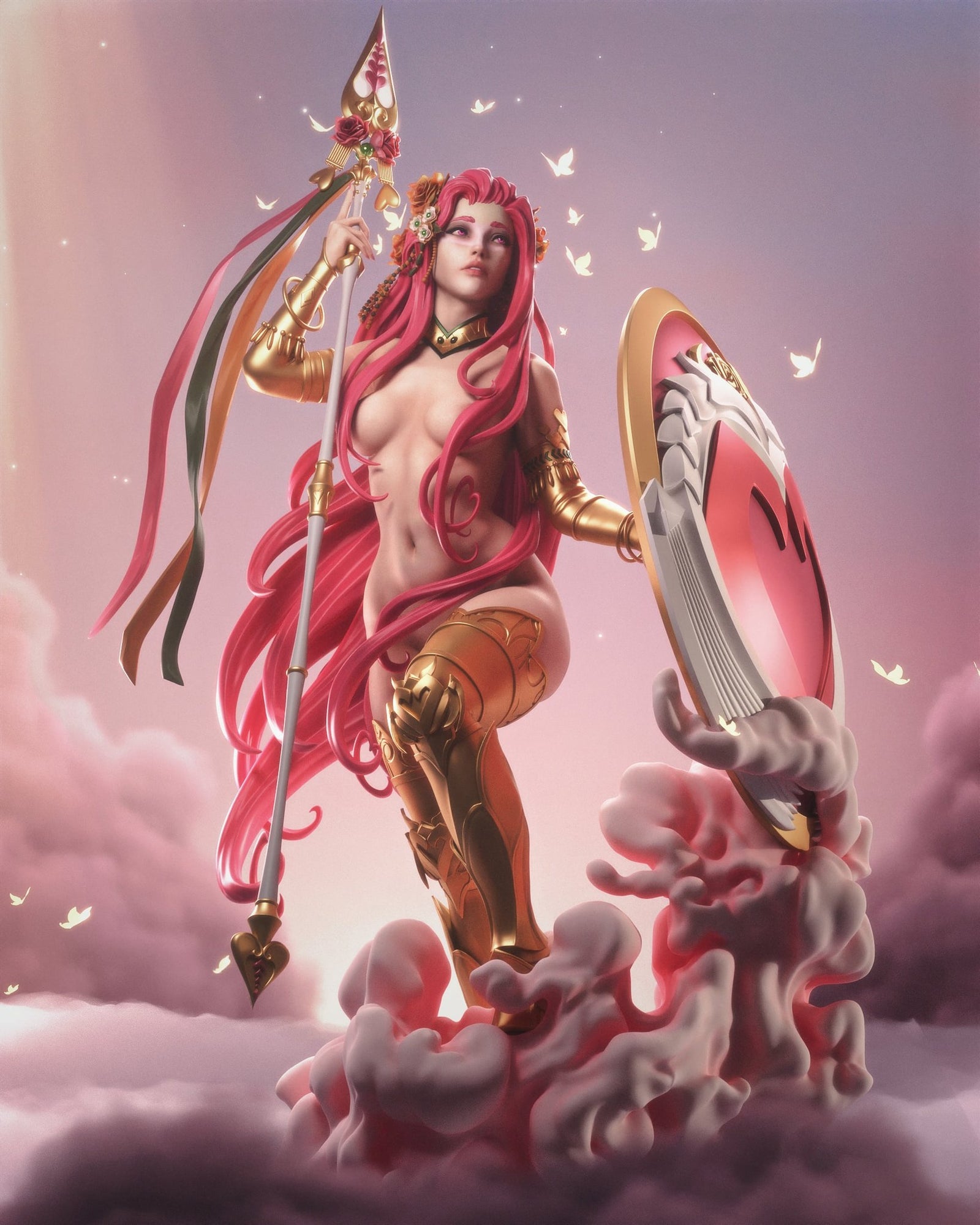 Aphrodite Greek mythology resin figure by CA 3D Studios — studio preview 2