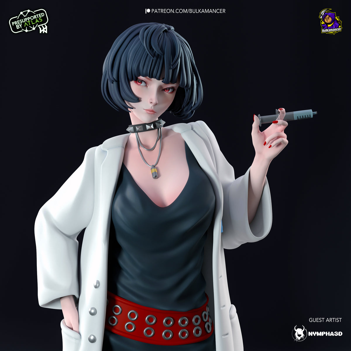Tae Takemi (Persona 5) resin figure by Bulkamancer — studio render 1