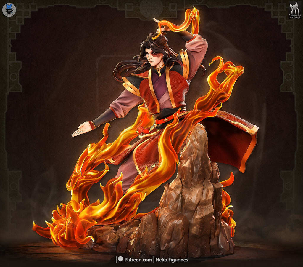 Zuko (Avatar The Last Airbender) resin figure by Neko Figurines — studio render 5