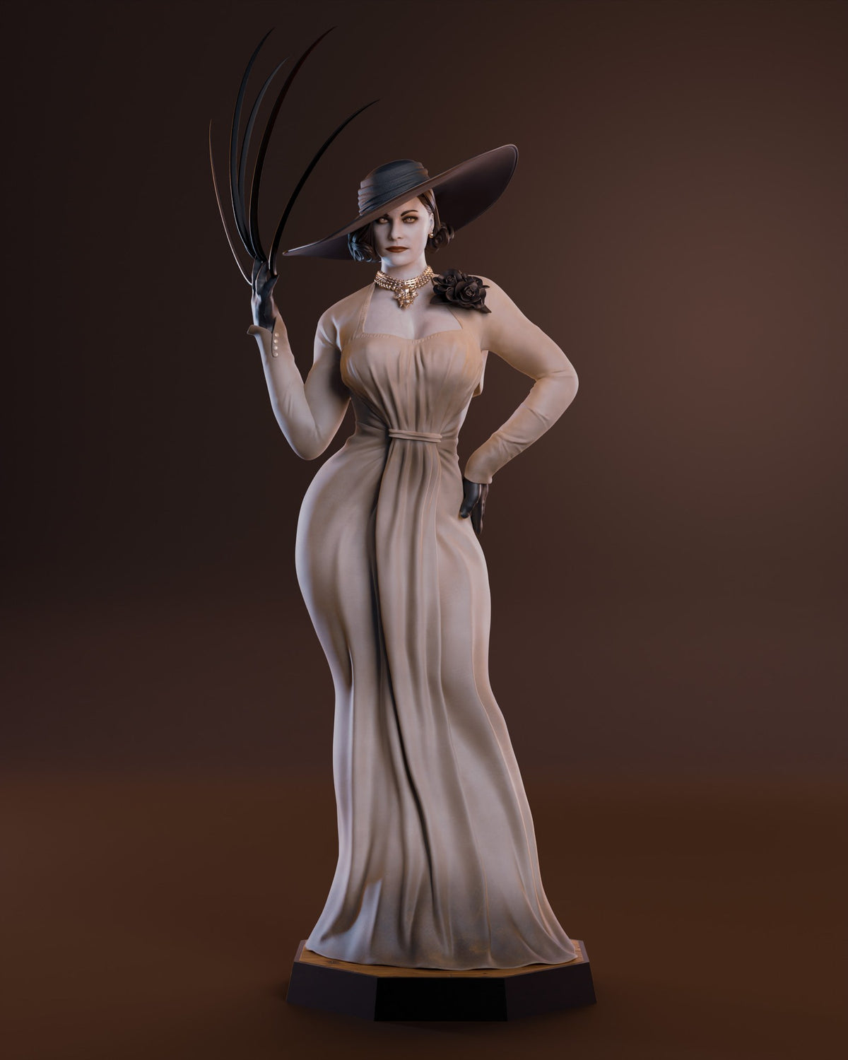 Alcina Dimitrescu (Resident Evil) resin figure by Abe3D — studio render 2