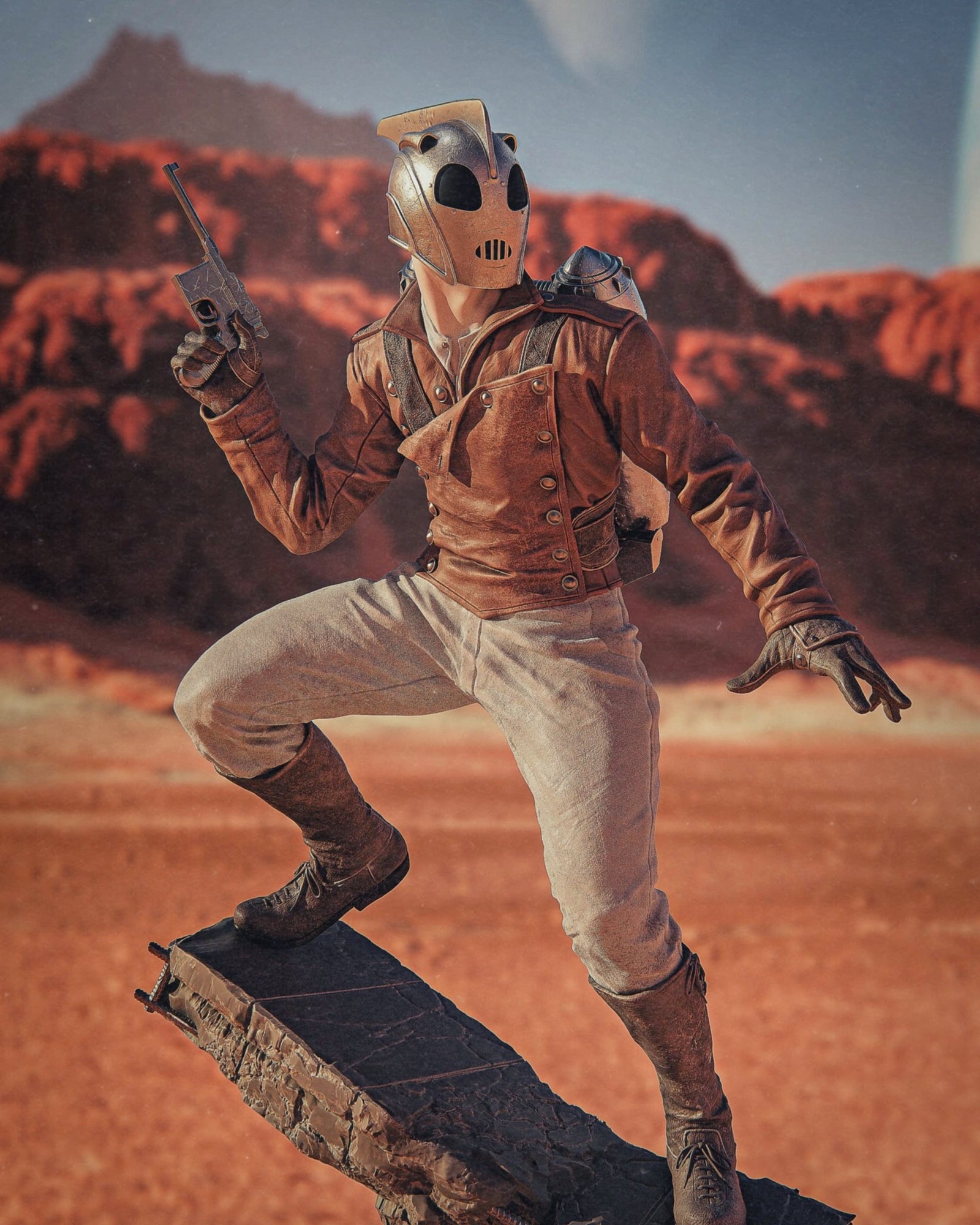 The Rocketeer (The Rocketeer) resin figure by CA 3D Studios — studio render 3