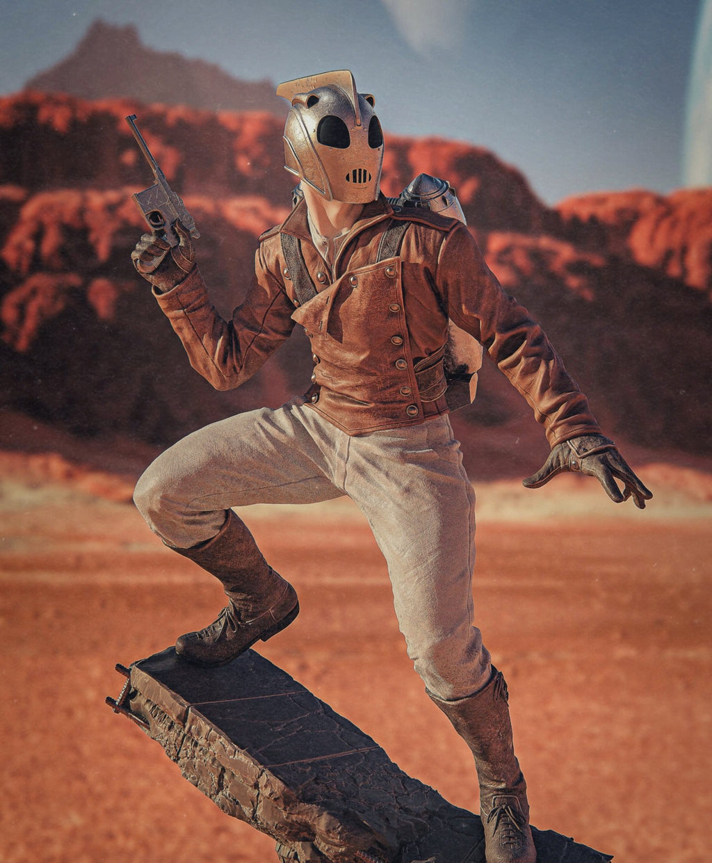 The Rocketeer (The Rocketeer) resin figure by CA 3D Studios — studio render 3