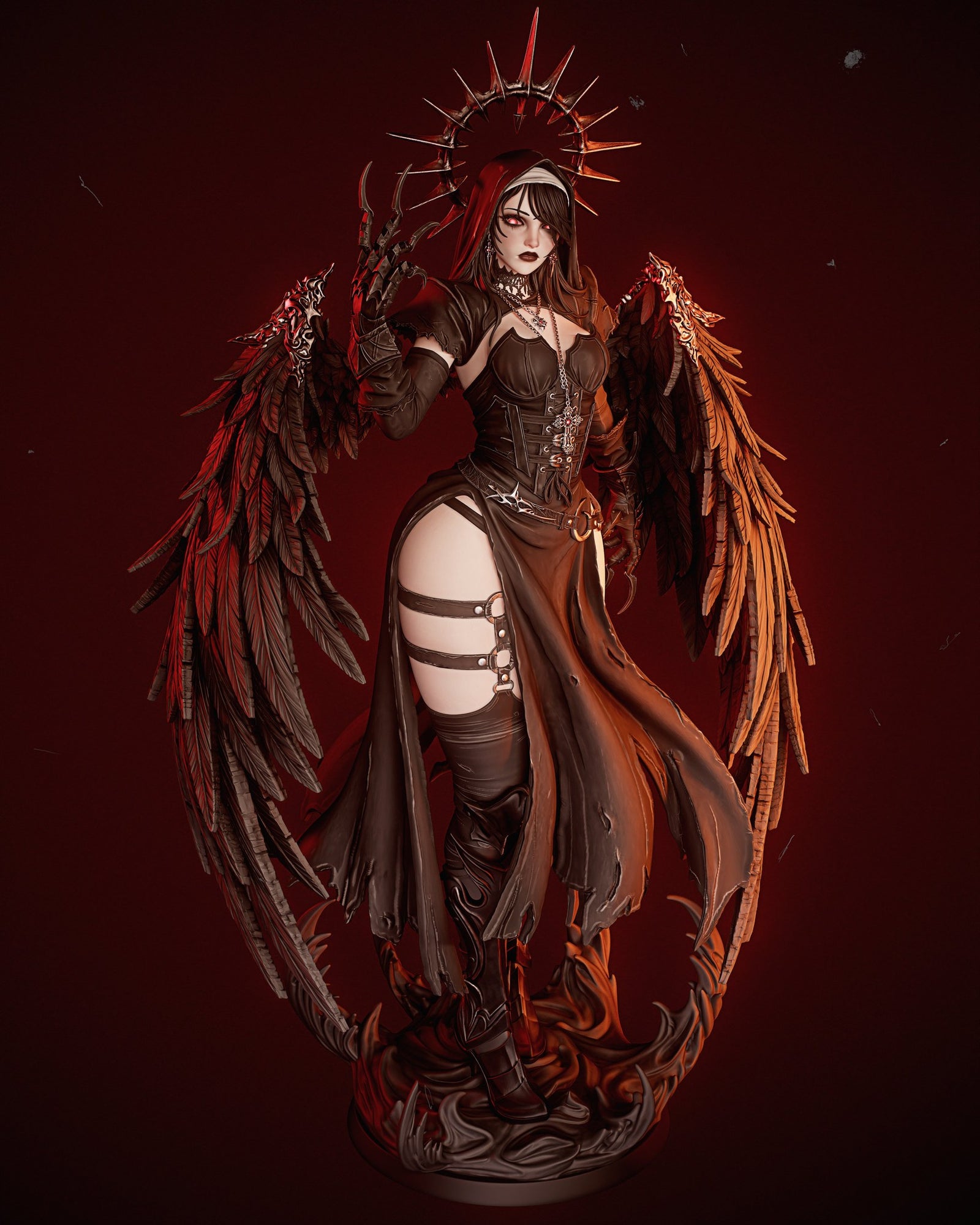 Corrupted Nun — studio render 4