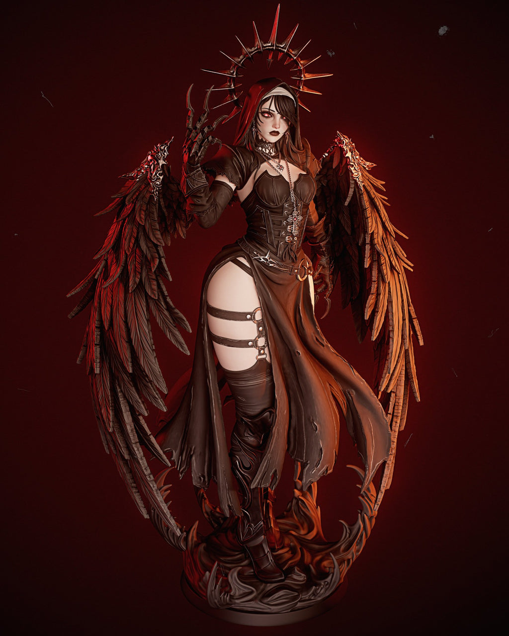 Corrupted Nun — studio render 4