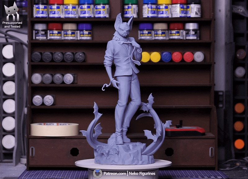 Sonar (Dispatch) resin figure by Neko Figurines — studio render 3