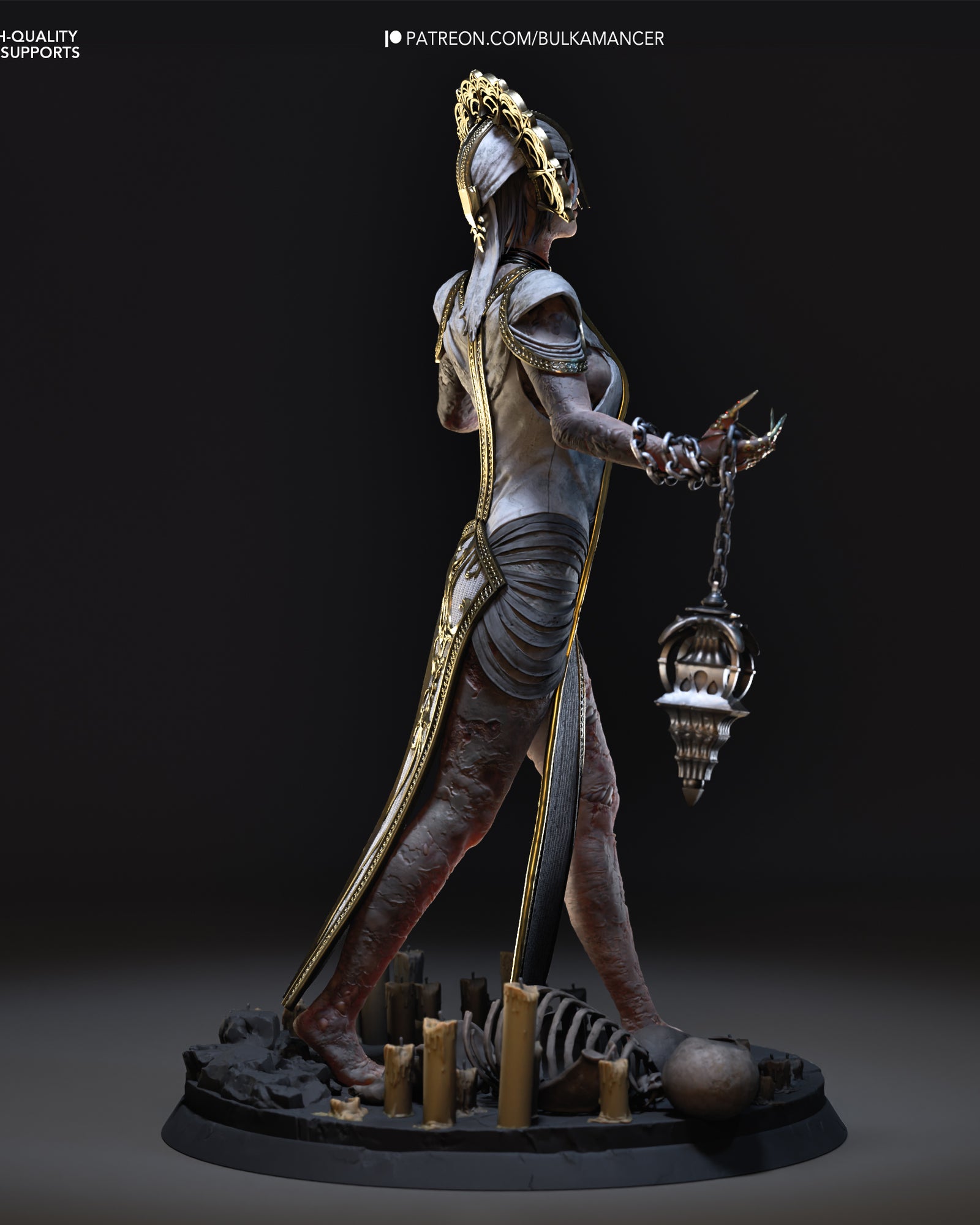 The Plague (Dead by Daylight) resin figure by Bulkamancer — studio render 3