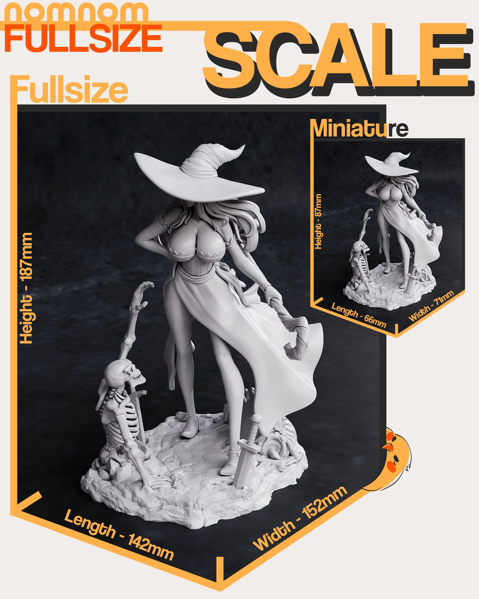 Sorceress — studio render 3