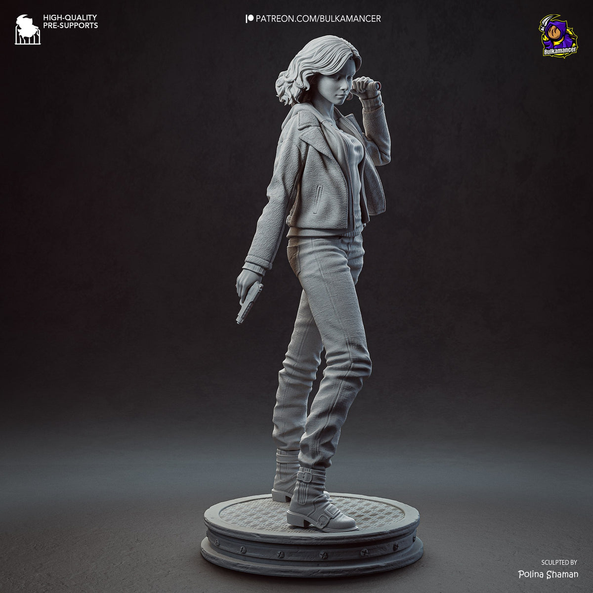 Grace Ashcroft (Resident Evil) resin figure by Bulkamancer — studio render 15