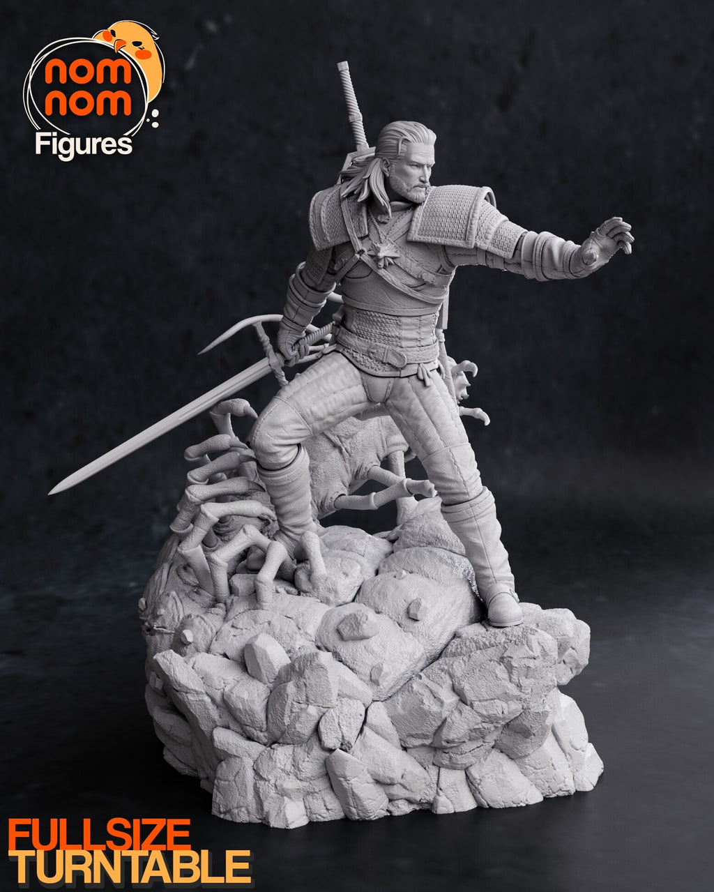 Geralt of Rivia — studio render 10