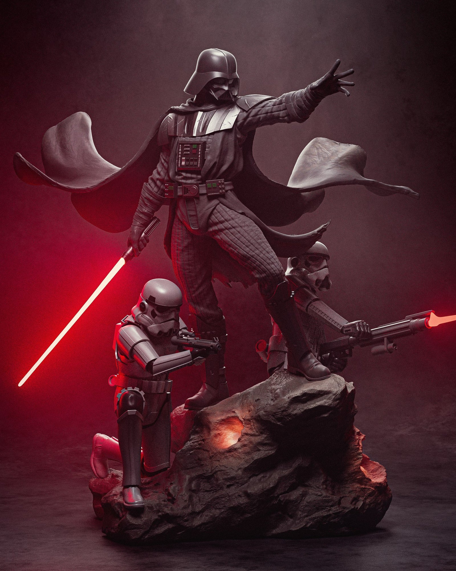 Darth Vader — studio render 4