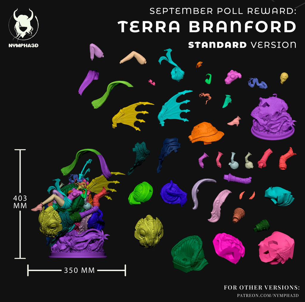Terra Branford (Final Fantasy VI) resin figure by Nympha — studio render 8