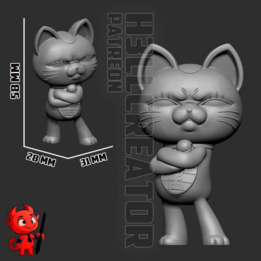 Turbo Granny (Dandadan) resin figure by h3LLcreator — studio render 4