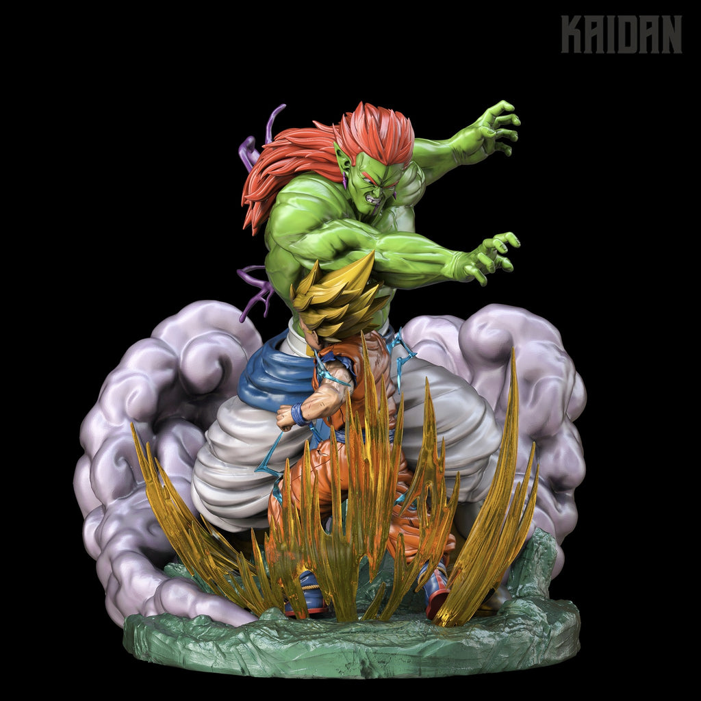 Bojack and Gohan (Dragon Ball) resin figure by Kaidan 3D — studio render 4