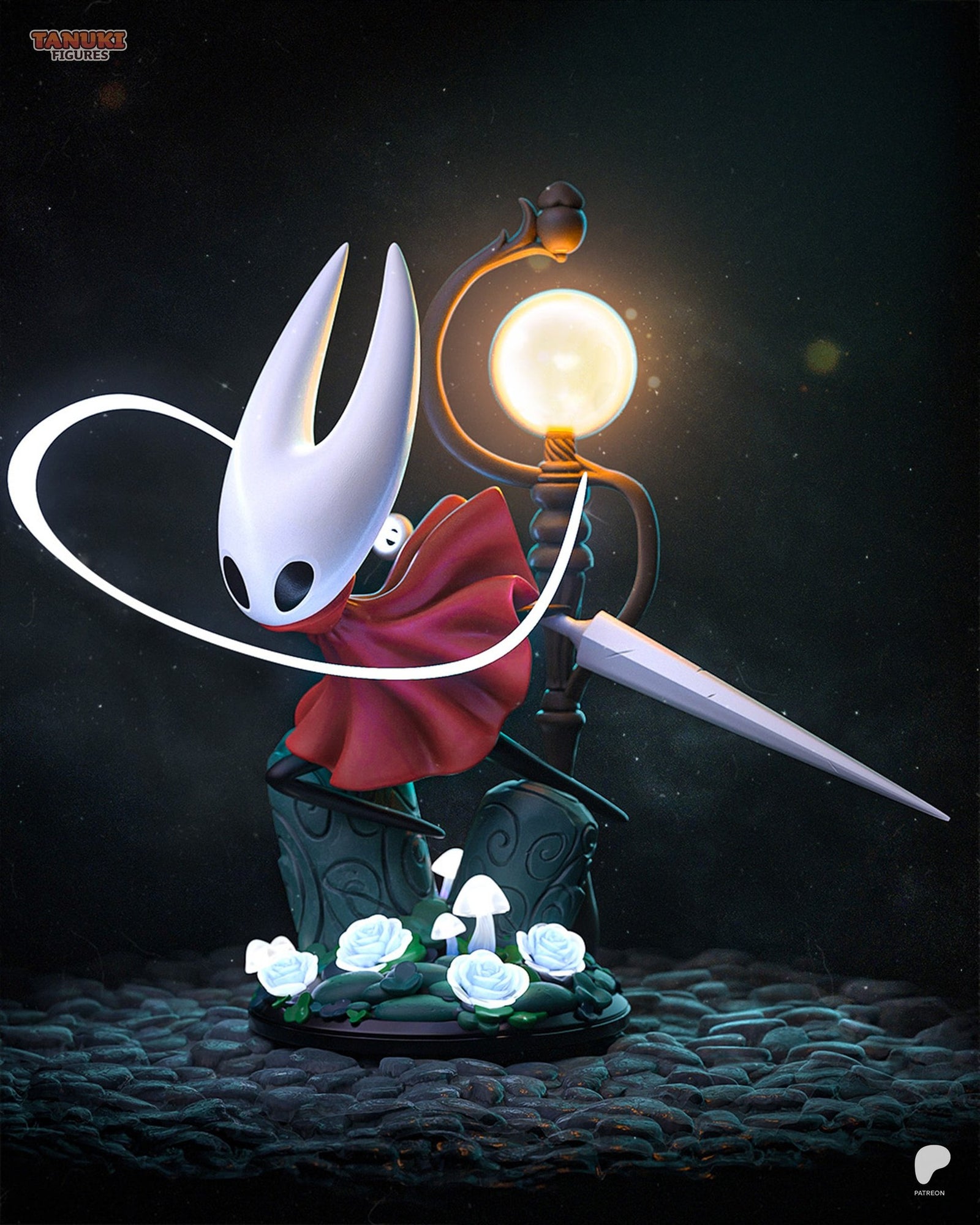 Hornet (Hollow Knight) resin figure by Tanuki Figures — studio render 1