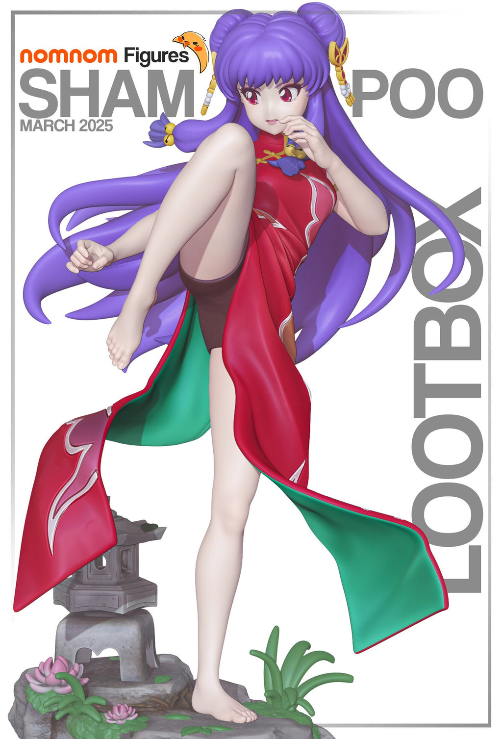 Shampoo Ranma 1/2 resin figure by NomNom Figures — studio preview 1