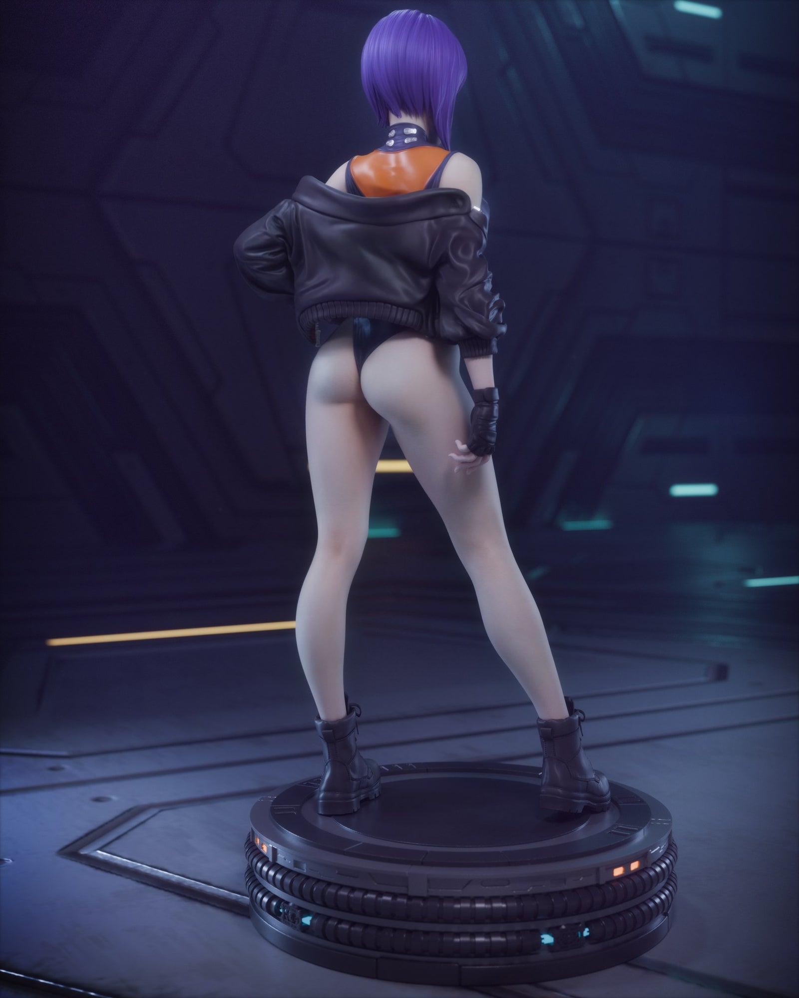 Motoko Kusanagi — studio render 4