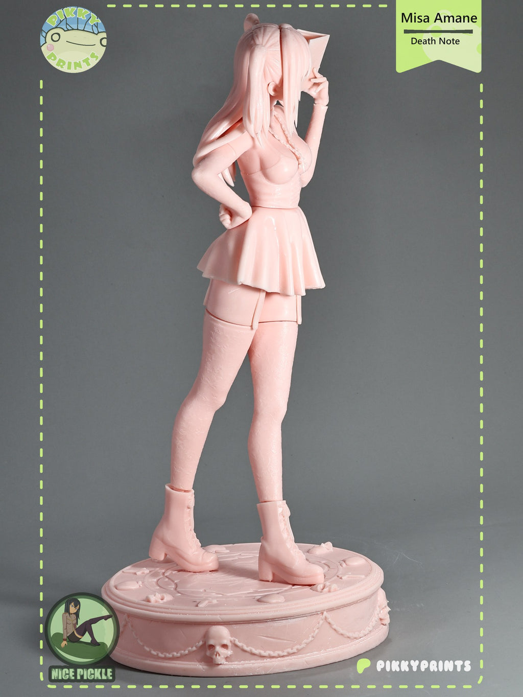 Misa Amane (Death Note) resin figure by PikkyPrints — studio render 13