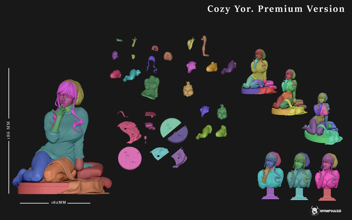 Yor Forger (Spy x Family) resin figure by Nympha — studio render 3