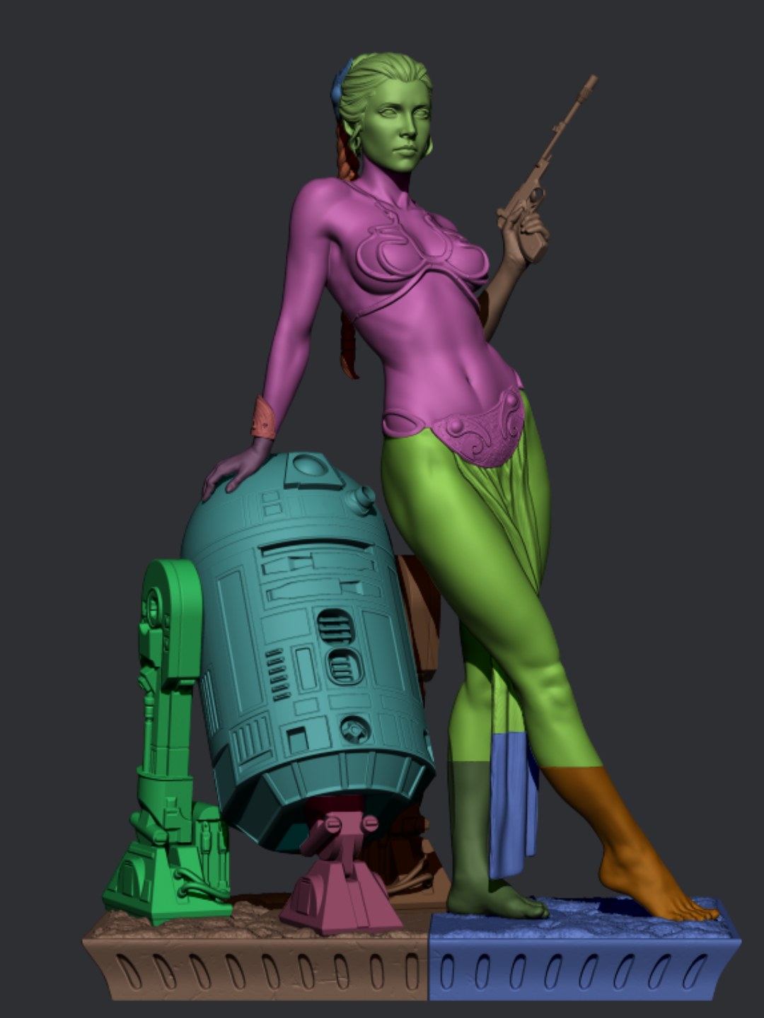Leia Organa — studio render 8