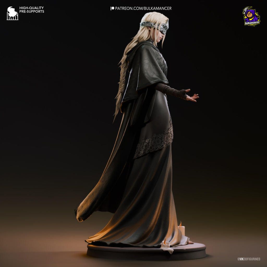 Fire Keeper (Dark Souls) resin figure by Bulkamancer — studio render 3