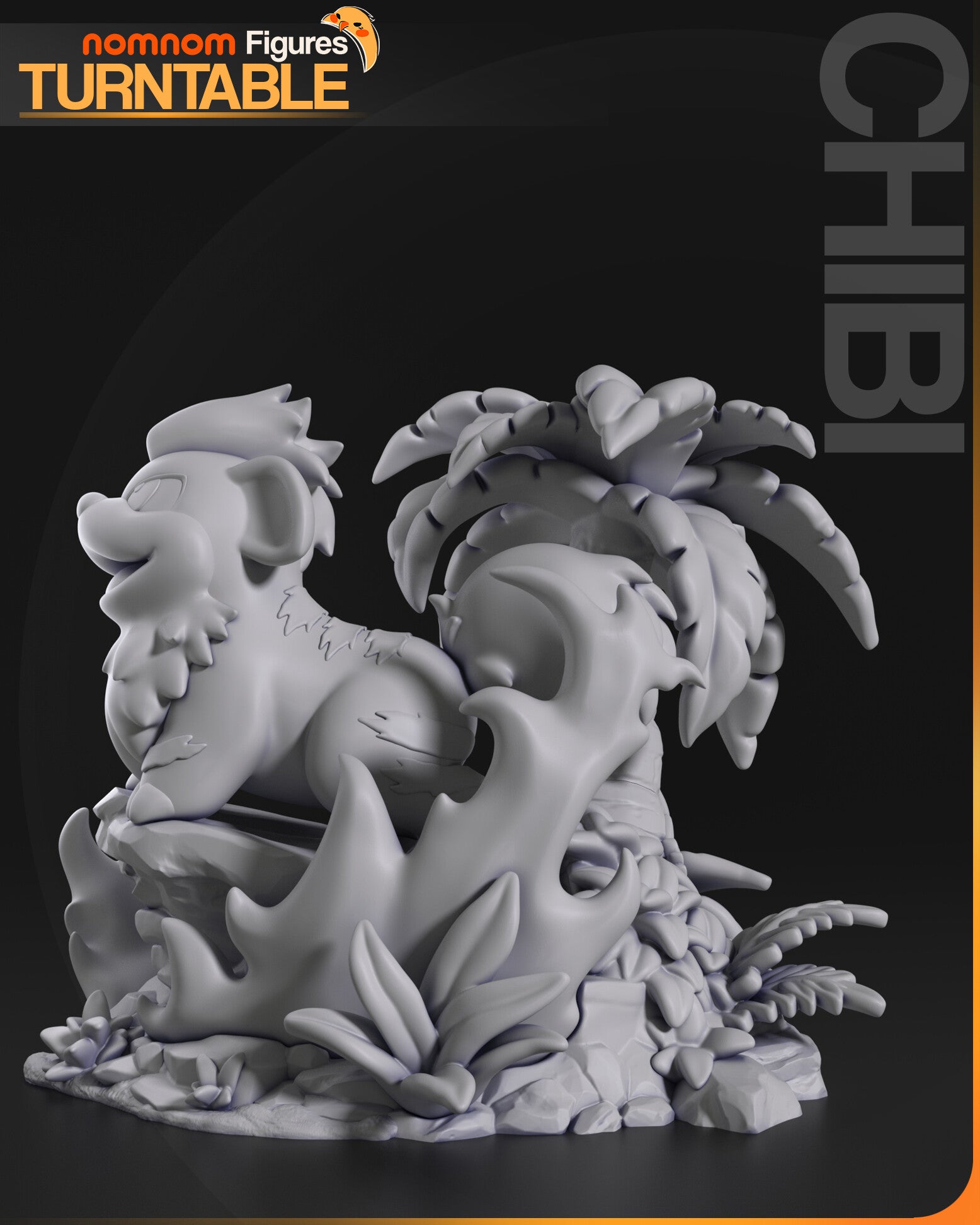 Growlithe — studio render 10
